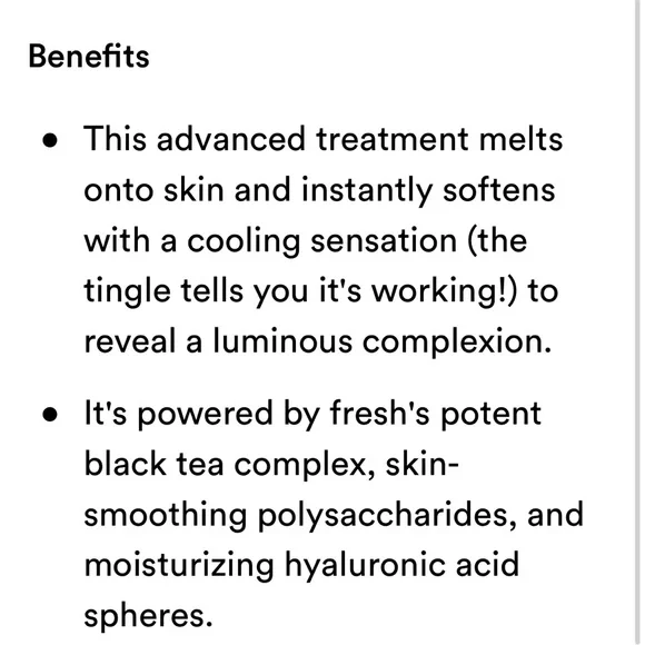 fresh Black Tea Instant Perfecting Mask - Picture 7 of 8